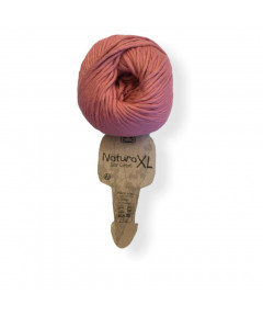 Gomitolo Natura XL 100% cotone, ROSA NINFEA COL N°42