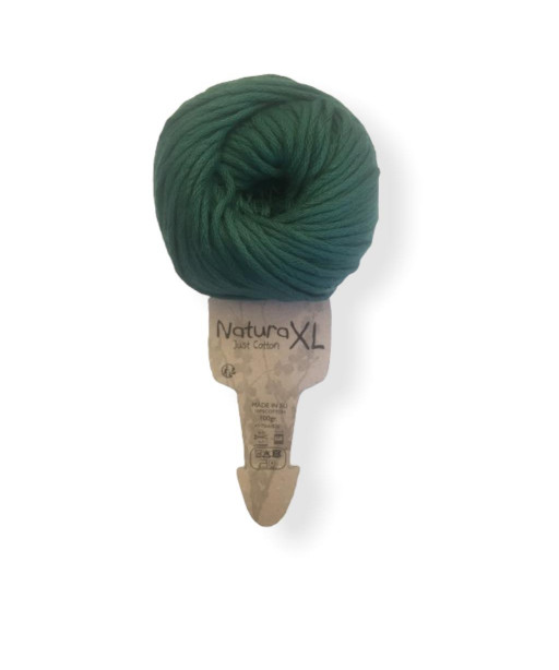 Gomitolo Natura XL 100% cotone, VERDE COL N°08