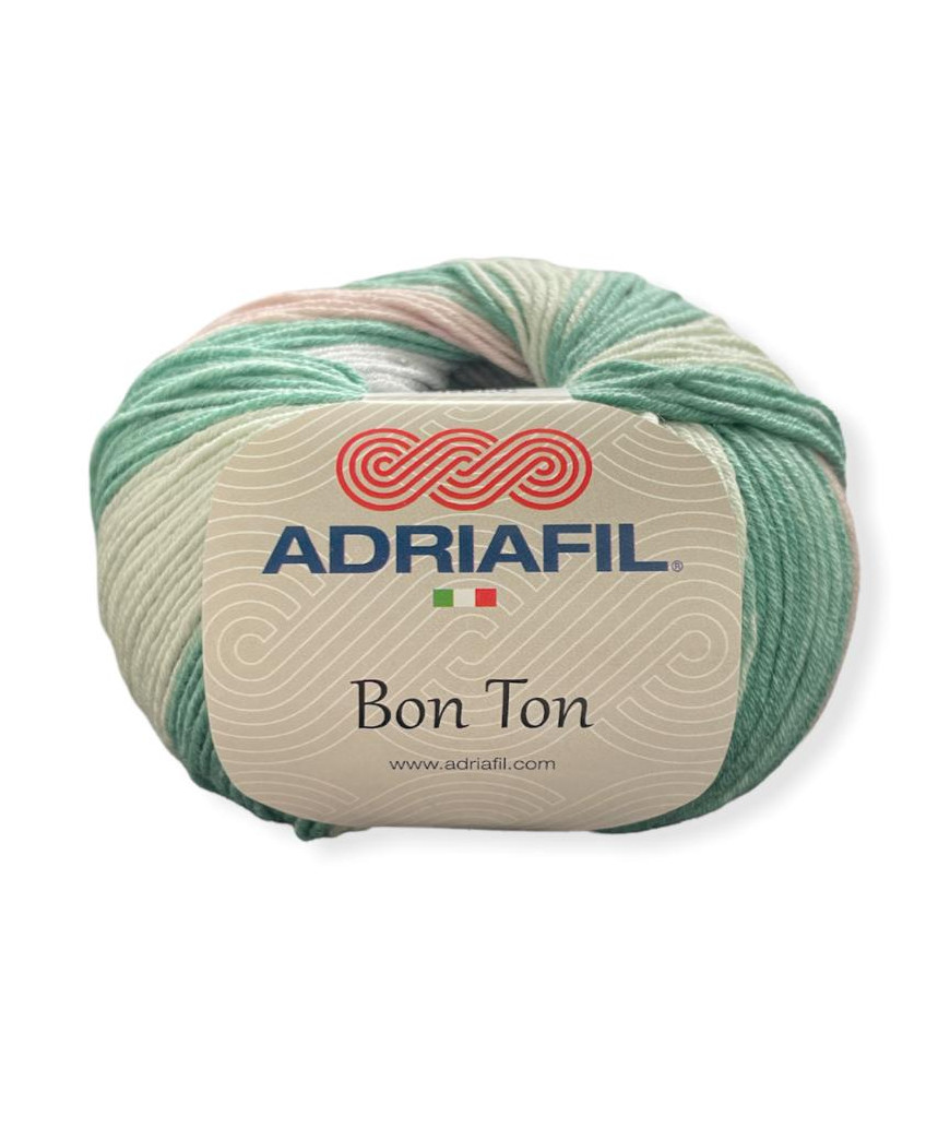Gomitoli Cotone Bon Ton 50gr, mix verde n°082