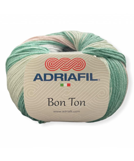 Gomitoli Cotone Bon Ton 50gr, mix verde n°082