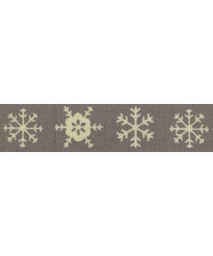 PASSAMANERIA NASTRI RIBBON GRIGIO FIOCCO DI NEVE