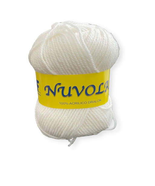 Gomitolo lana Nuvola 50gr bianco n°1