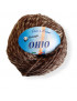 Gomitolo Lana Ohio 50g MIx Mrrone Melange n°932