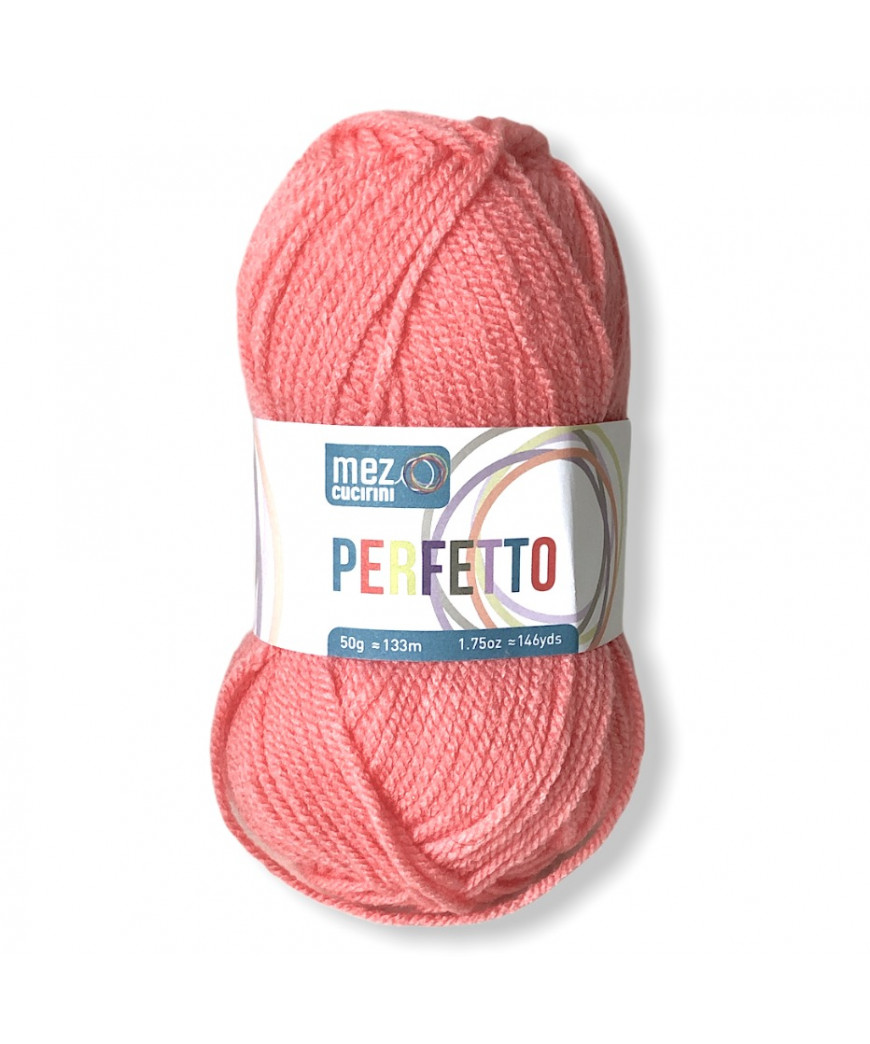 gomitolo lana Bravo/Perfetto 50g, begonia n°8341