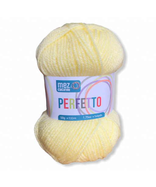 gomitolo lana Bravo/Perfetto 50g, limone n°8261