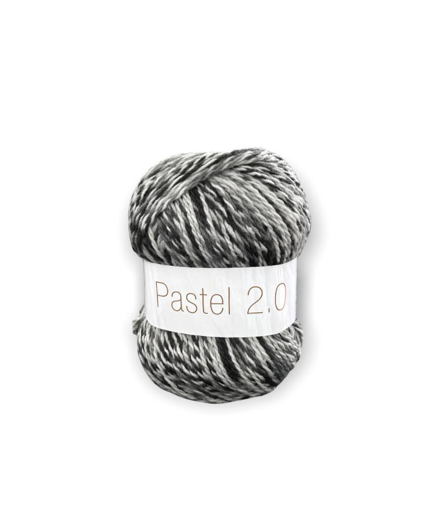 Gomitolo lana Pastel 2.0 150gr mix grigio n°51