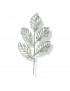Renkalik decorazione di natale, foglie glitter menta 6pz