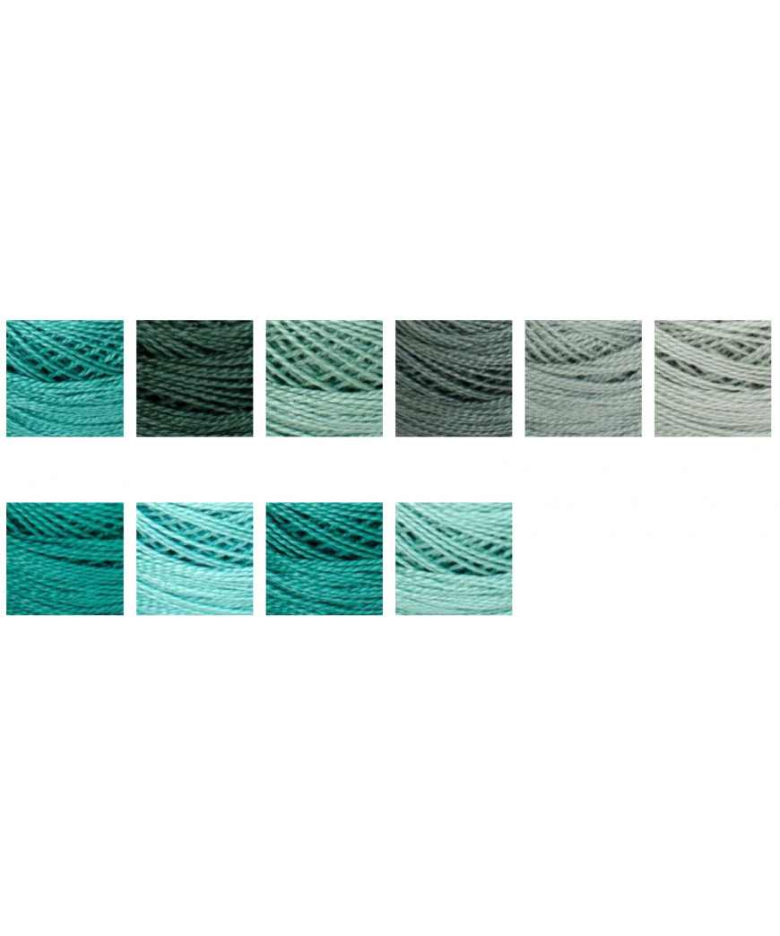 Cotone Perlè DMC n°8 tonalità turchese