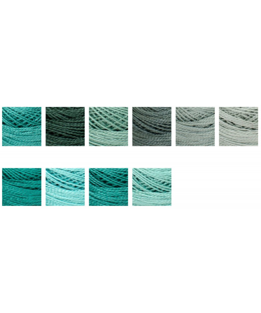 Cotone Perlè DMC n°8 tonalità turchese