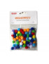 Pom Pom colori assortiti 15mm 60pz