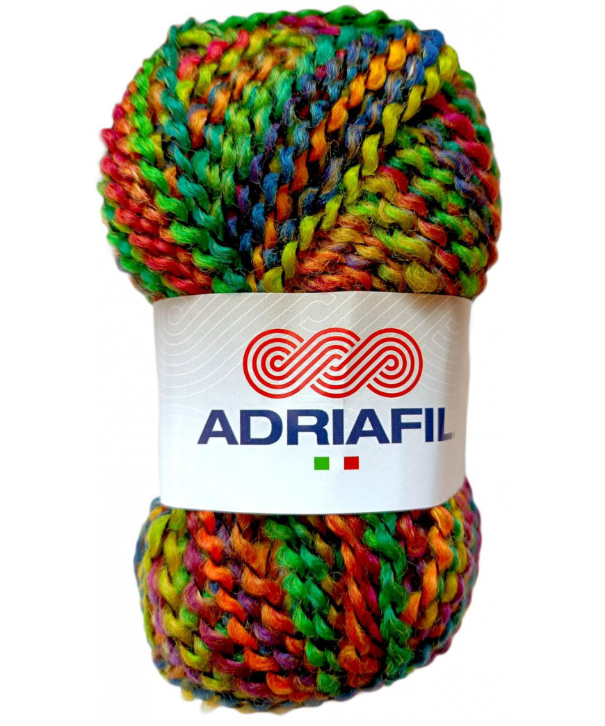 Adriafil Pintau filati fantasia Gomitolo da 50 gr. (100 mt.) Mix color 42  Ferri consigliati n°5