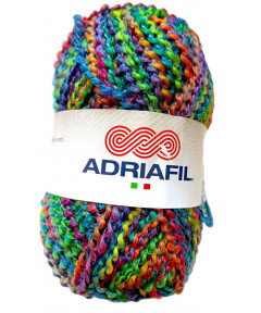 Adriafil Pintau filati fantasia Gomitolo da 50 gr. (100 mt.) Mix color 43 Ferri consigliati n°5