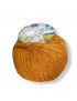 Gomitolo Re-Cotton 100g cotone riciclato, giallo grano n340