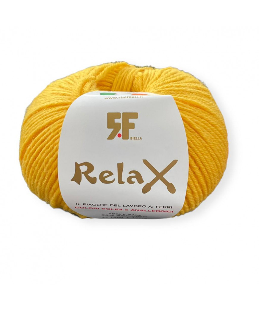 Gomitolo lana Relax 100g, giallo n°20