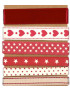 NASTRO DECORATIVO ROSSO MT 1