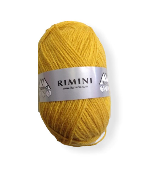 Gomitolo lana Rimini 50gr, senape n°826