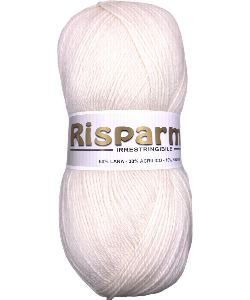 Filato lana Risparmio 250g- 500 mt Panna n° 12