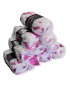 Misto Filati Stock Gomitoli Lana "BIG BUTTERFLY" 10pz mix bianco rosa n°8