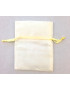 SACCHETTO BOMBONIERA TAFFETAS 12x10 CREMA