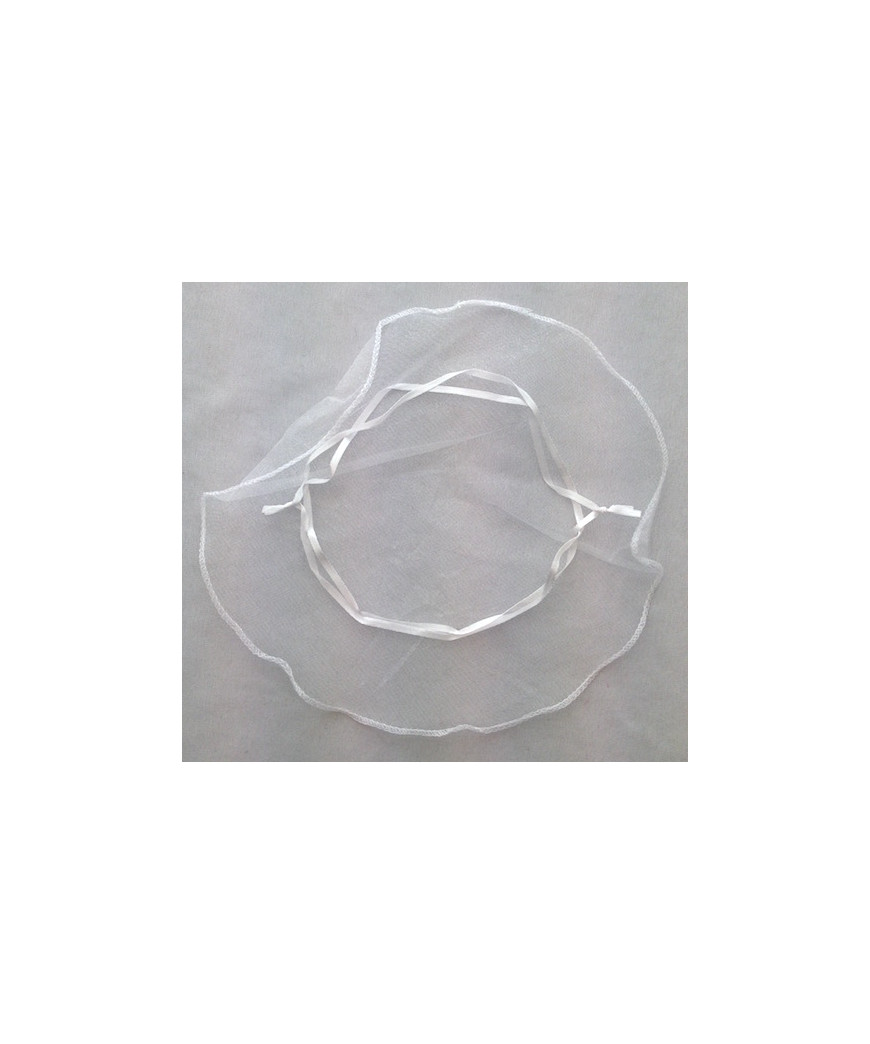 SACCHETTO ORGANZA ROTONDO 22m BIANCO