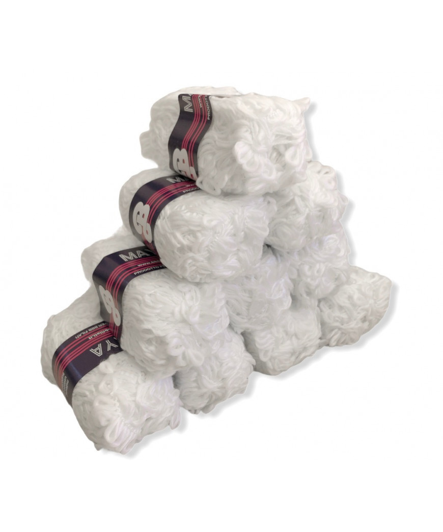 Misto Filati Stock Gomitoli Lana "MAYA" 10pz Bianco
