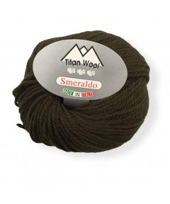 Gomitolo lana Smeraldo 50gr, VERDE MILITARE COL N°565