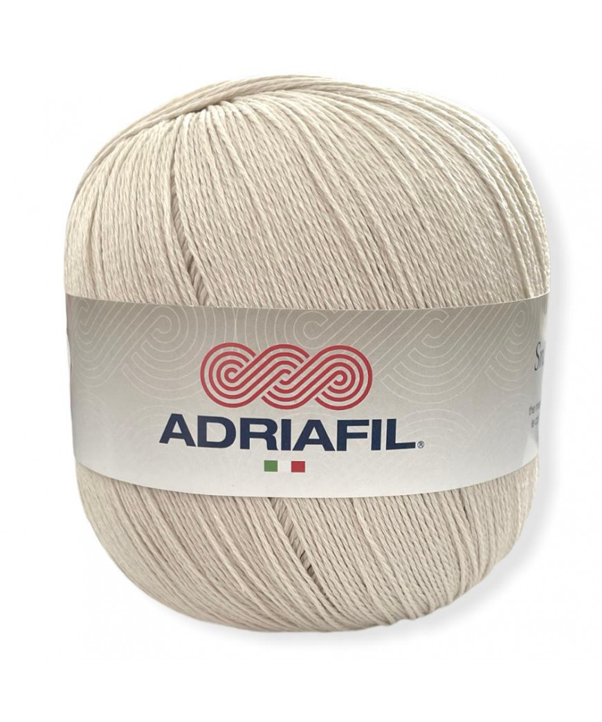 Adriafil Snappy Ball cotone egiziano mercerizzato al 100% 250gr avorio n°51