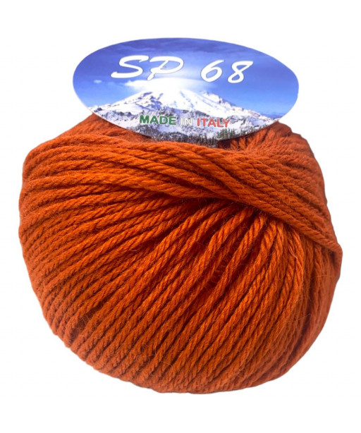 Gomitolo Filato Lana 50gr 100mt Colore Coccio - ferri Consigliati n°3-3,5