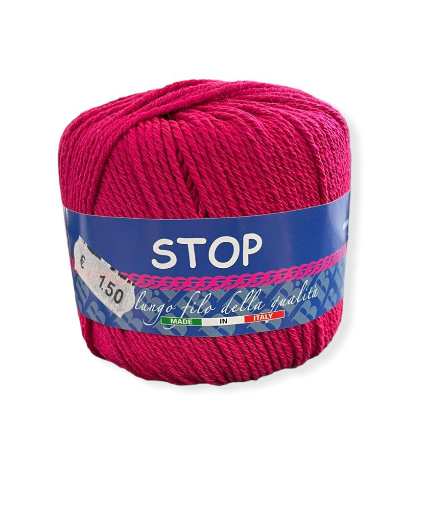 Gomitolo cotone Stop, 50gr fuxia n°4