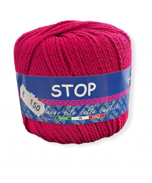 Gomitolo cotone Stop, 50gr fuxia n°4