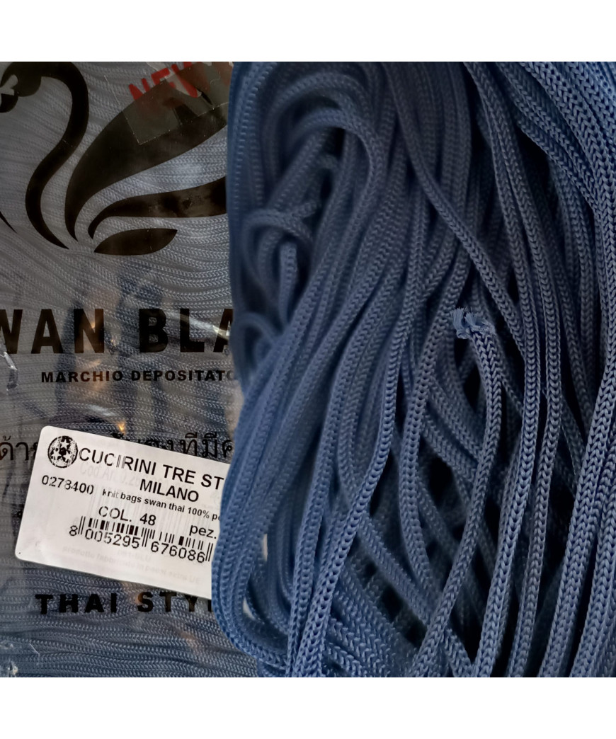 Cordino Per Intreccio Tahi Swan 500 Grammi Colore Blue n°48