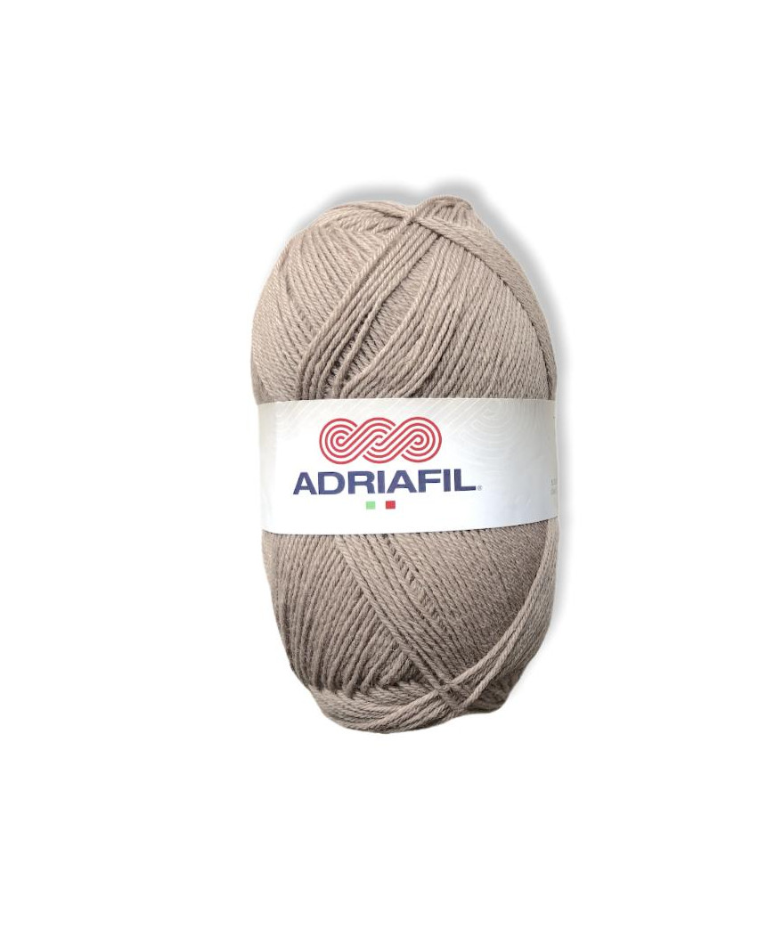 Gomitolo lana Adriafil Top Ball 200gr, beige