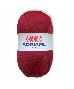 Gomitolo lana Adriafil Top Ball 200gr 500mt Colore Bordeaux-ferri consigliati n°4,5