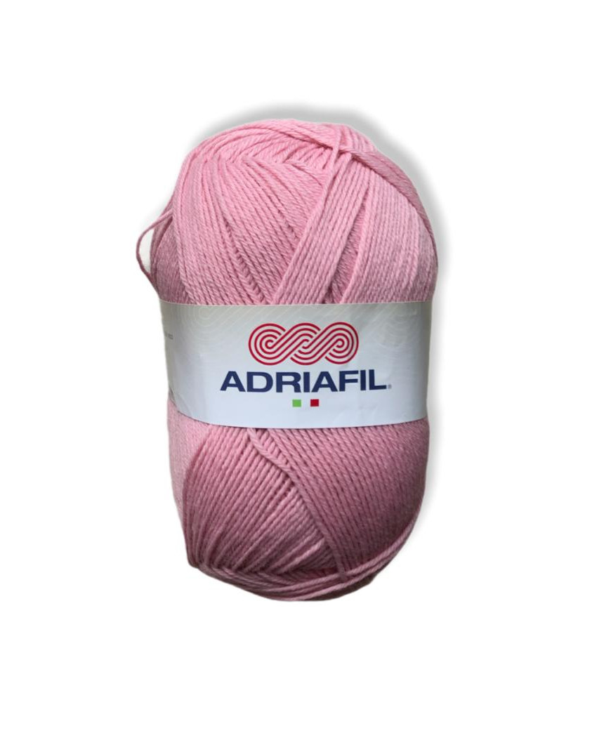 Gomitolo lana Adriafil Top Ball 200gr 500mt Colore Rosa-ferri consigliati n°4,5