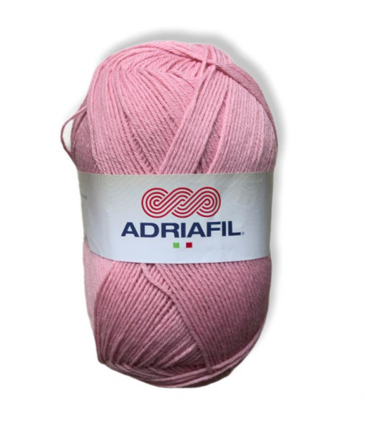 Gomitolo lana Adriafil Top Ball 200gr 500mt Colore Rosa-ferri consigliati n°4,5