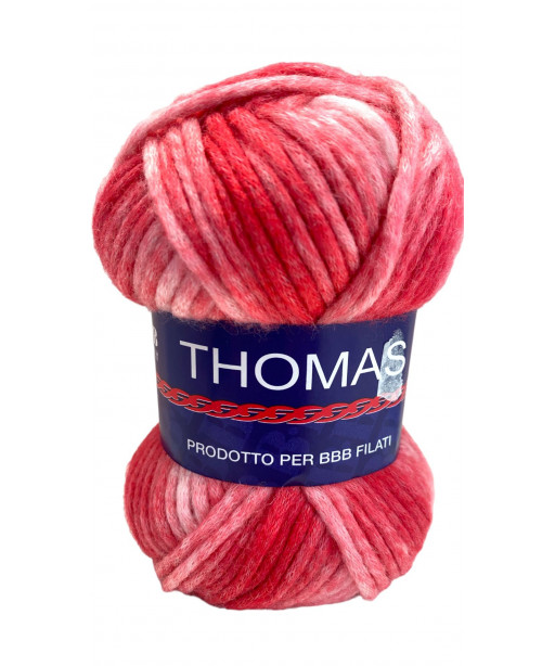 Filato Thomas 50g-80mt Colore mix Rosa n°56-Ferri consigliati n°8