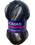 Filato Thomas 50g-80mt Colore mix Mix Nero n°65-Ferri consigliati n°66