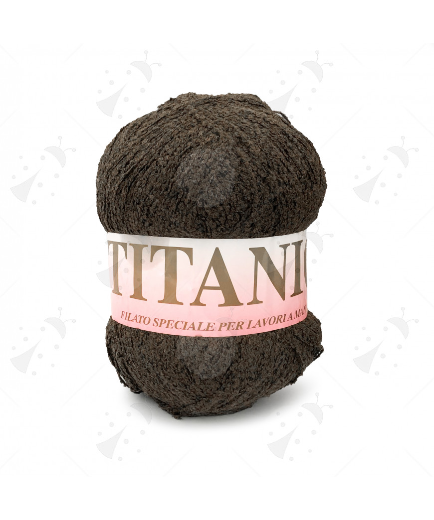 Promo Stock Gomitolo Lana “Titanic" 500g, Marrone