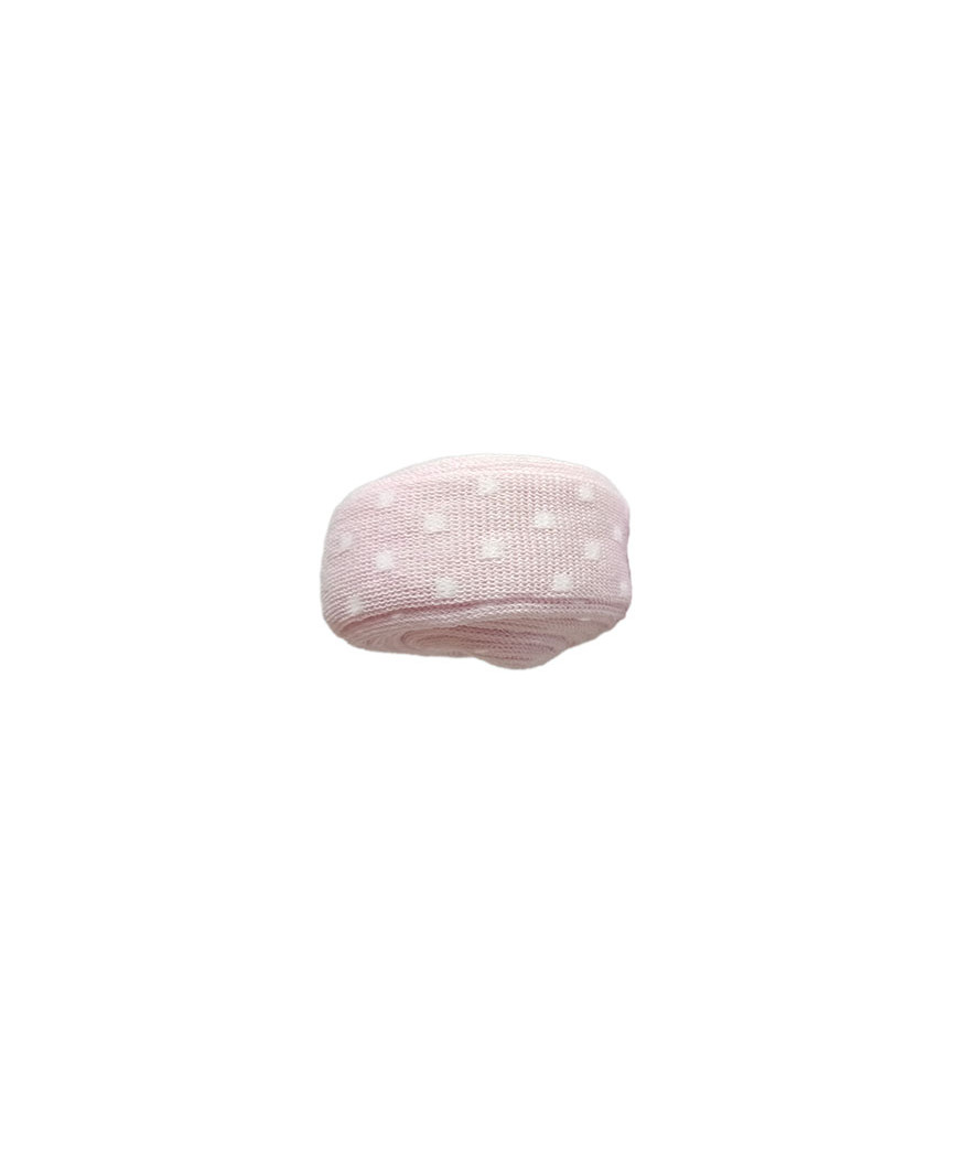 Renkalik tubolare Mini Dots 100cm, rosa/latte