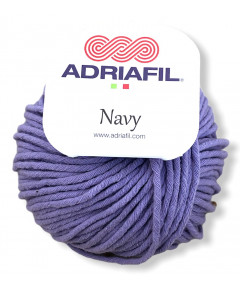 Gomitolo cotone Adriafil Navy 50gr, lilla n°50