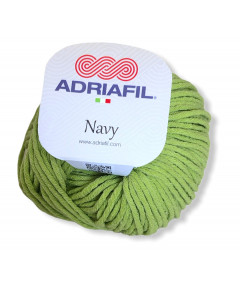 Gomitolo cotone Adriafil Navy 50gr, verde mela n°67