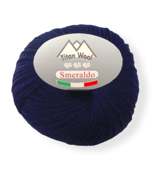 Gomitolo lana Smeraldo 50gr, BLU COL N°19