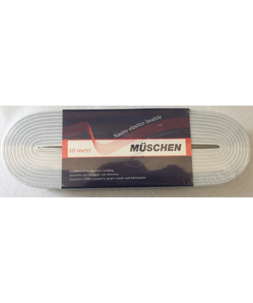 Elastico Gallone Bianco con inserto cm3- Mt10