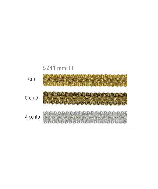 PASSAMANERIA GALLONE LAMÈ mm 11