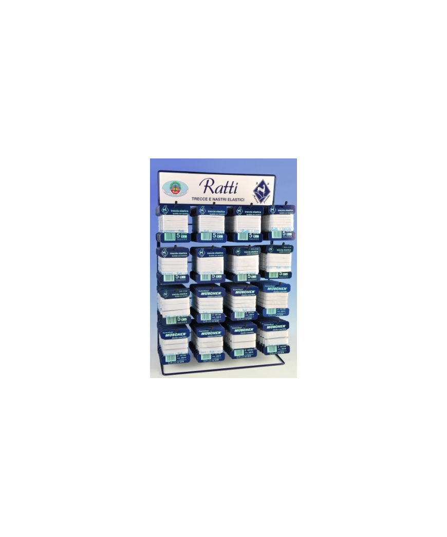 ESPOSITORE TRECCIA ELATICA FARFALLINE