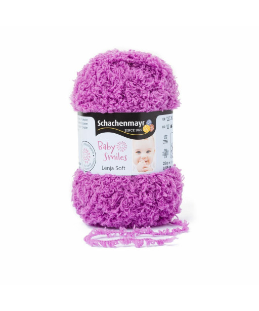 Gomitolo Baby Smiles Lenja Soft 25g Viola n°01047