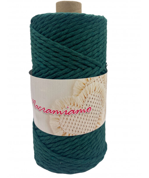 Macramè Macramiamo Ispe Ø 3mm 250gr Colore Verde n°101