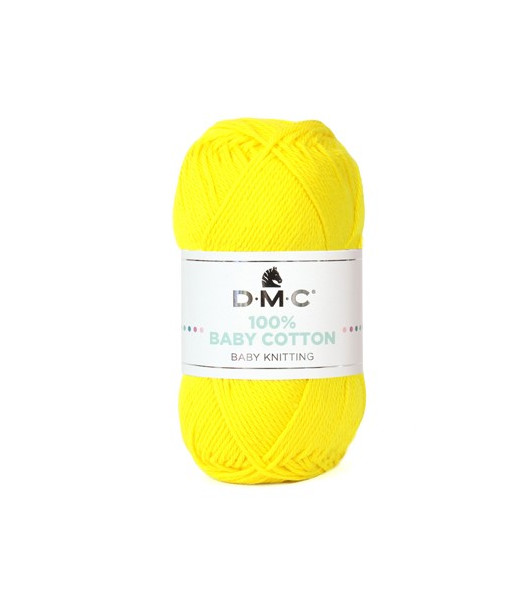DMC Baby Cotton 100% cotone 50 g ~ 106 m Giallo n°788