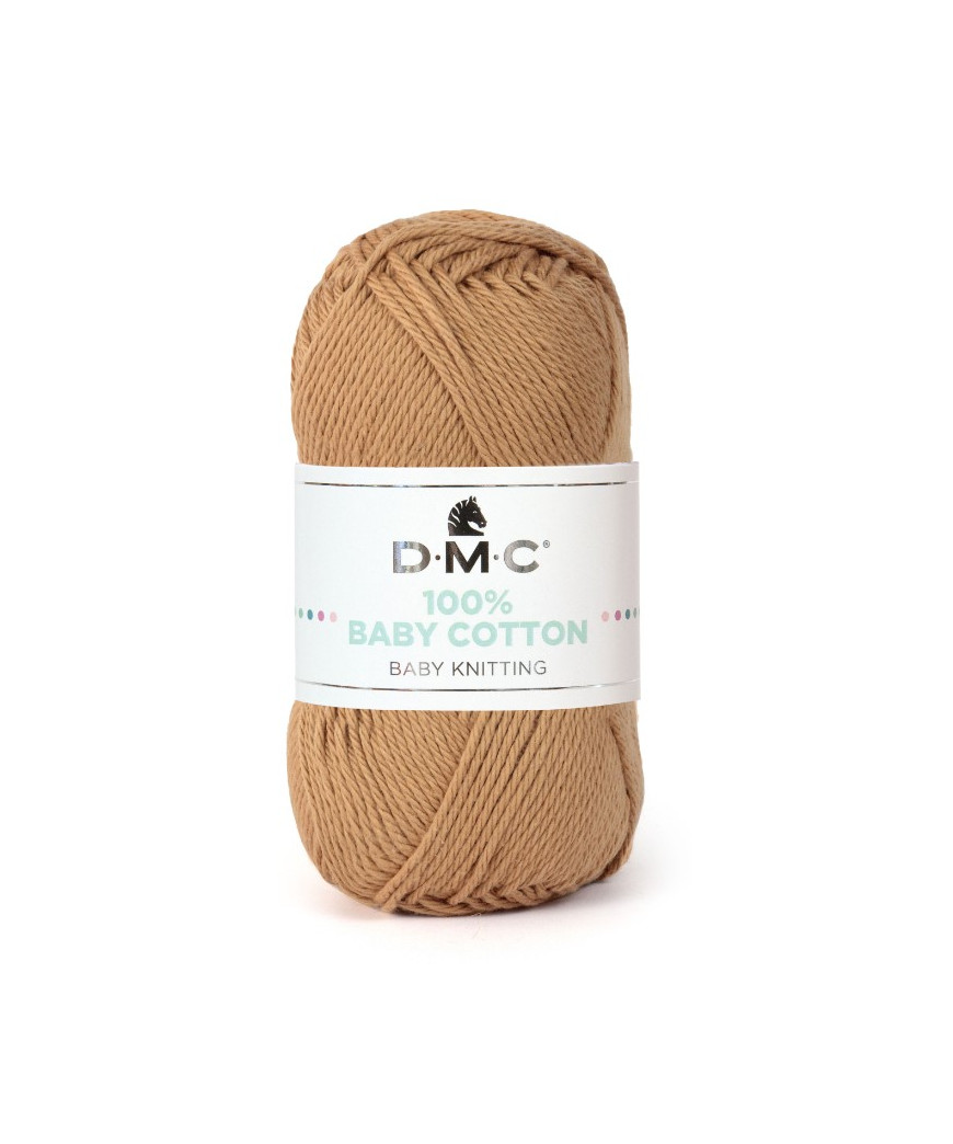 DMC Baby Cotton 100% cotone 50 g ~ 106 m Nocciola  n°776