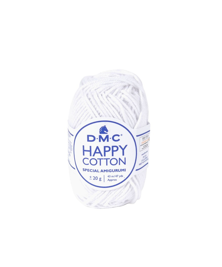 100% Cotone Happy DMC Special Amigurumi col Bianco n 762